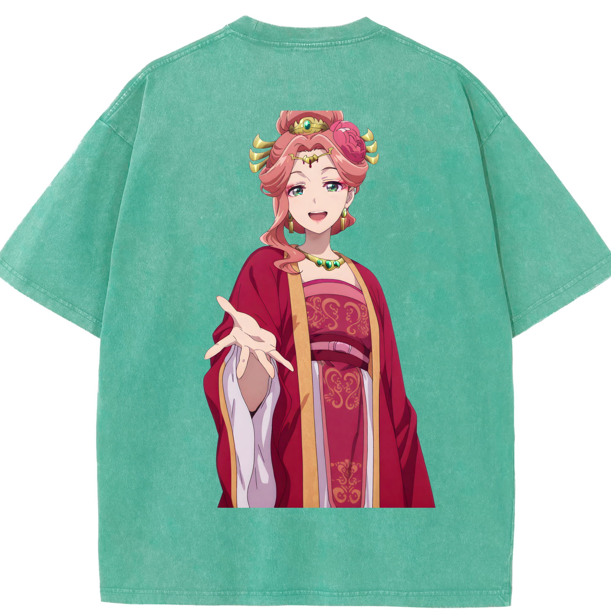 （画像用） 薬屋のひとりごと The Apothecary Diaries 綿100% ヴィンテージ風 半袖Tシャツ（背面プリント）